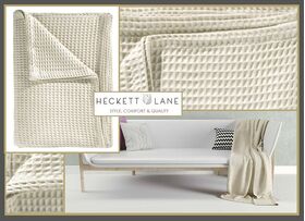 heckett-lane-wafel-plaid in de kleur Ivory Details Let op!! Kleuren kunnen afwijken van de foto