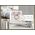 2. Dekbedovertrek en hoeslaken uit Satinado collectie in de kleur Ash Grey , uit de wafel  Sprei /zomerdeken collectie in de kleur  Glacier grey
